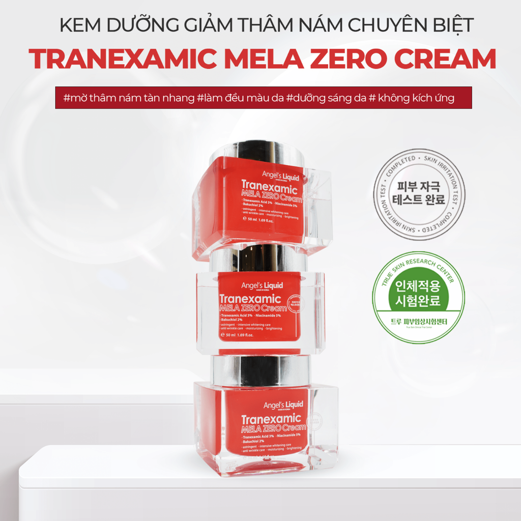 Kem Dưỡng Giảm Thâm Nám Angel's Liquid Tranexamic Mela Zero Cream 50ml