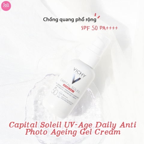 Gel Chống Nắng Ngừa Thâm Nám Vichy Capital Soleil UV-Age Daily Anti Photo Ageing Gel Cream SPF50 PA++++ 50ml