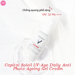 Gel Chống Nắng Ngừa Thâm Nám Vichy Capital Soleil UV-Age Daily Anti Photo Ageing Gel Cream SPF50 PA++++ 50ml