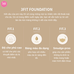 Kem Nền 3CE Velvet Fit Foundation 30g