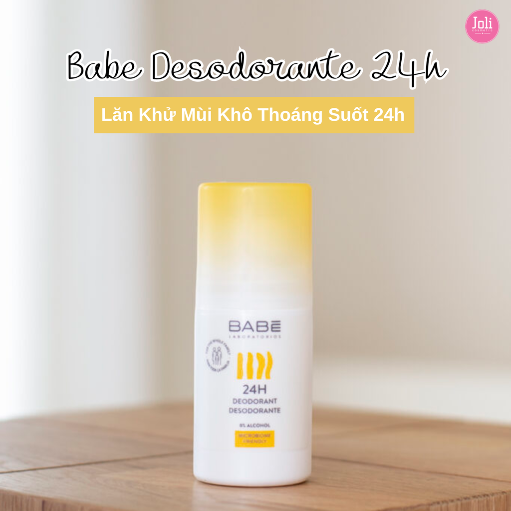Lăn Khử Mùi Laboratorios Babe Desodorante 24h 50ml