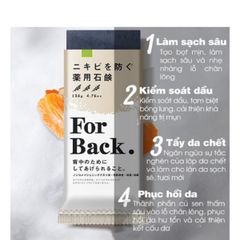 Xà Phòng Làm Giảm Mụn Lưng Pelican For Back Medicated Soap 135g