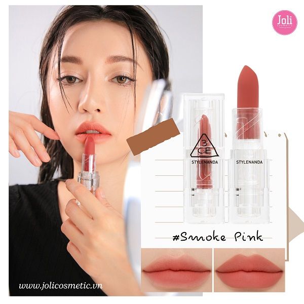 Son Thỏi 3CE Soft Matte Lipstick