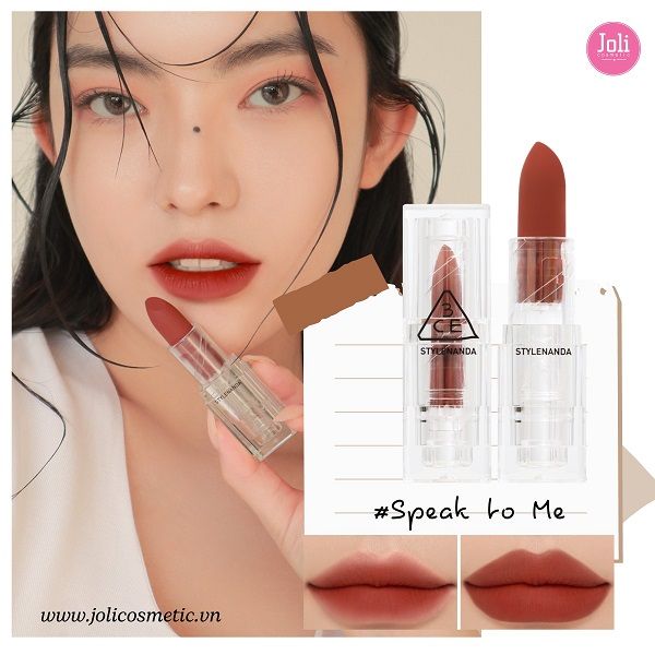 Son Thỏi 3CE Soft Matte Lipstick