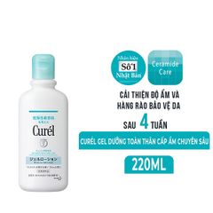 Gel Dưỡng Toàn Thân Cấp Ẩm Chuyên Sâu Curel Intensive Moisture Care Gel-Lotion 220ml