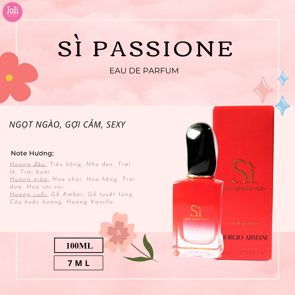 Nước Hoa Giorgio Armani Sì Passione Eau De Parfum