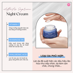 Kem Dưỡng Đêm Ngừa Nếp Nhăn & Làm Săn Chắc Da Vichy LiftActiv Supreme Night Cream