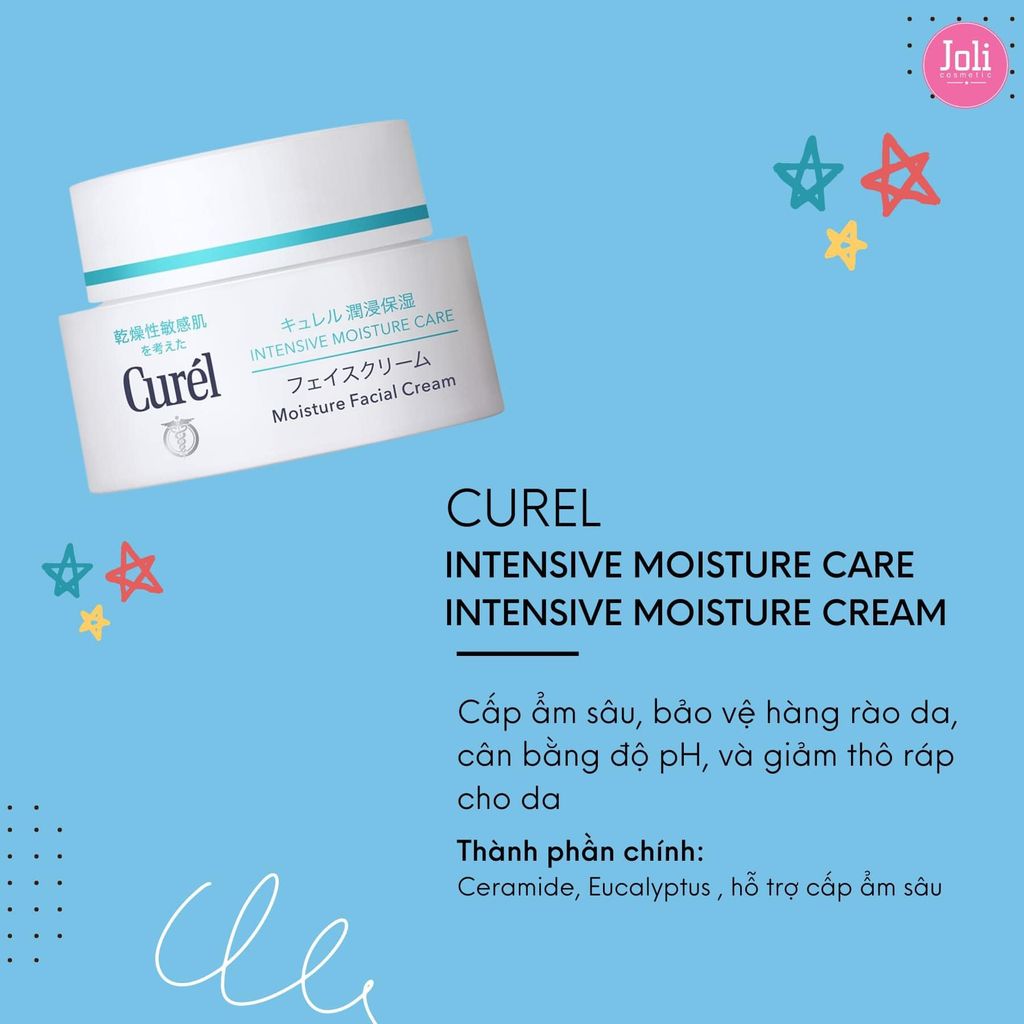 Kem Dưỡng Ẩm Chuyên Sâu Curel Intensive Moisture Cream 40g