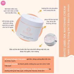 Kem Dưỡng Trắng Da Tế Bào Gốc Rmon White Label Dia Whitening Cream 200ml