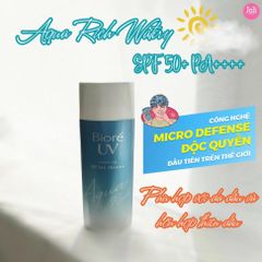 Gel Chống Nắng Dưỡng Ẩm Biore UV Aqua Rich Watery Gel SPF50+ PA++++ 90ml