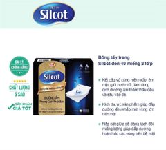 Bông Tẩy Trang Silcot Đắp Dưỡng Miếng Đôi 40 Miếng/Hộp Uruuru Cotton