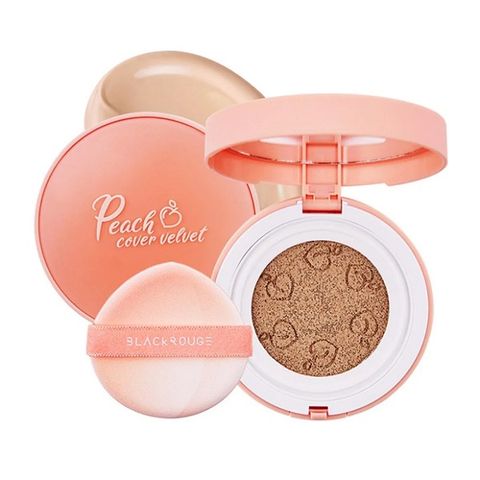 Phấn Nước Dưỡng Ẩm Black Rouge Peach Cover Velvet Cushion SPF50+ PA++++