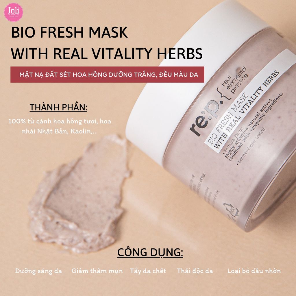 Mặt Nạ Đất Sét RE:P Bio Fresh Mask 130g