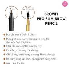 Chì Kẻ Mày Siêu Mảnh Browit By Nongchat Pro Slim Brow Pencil