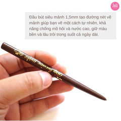 Bút Chì Sáp Kẻ Lông Mày Chống Trôi Kissme Heroine Make Quick Eyebrow