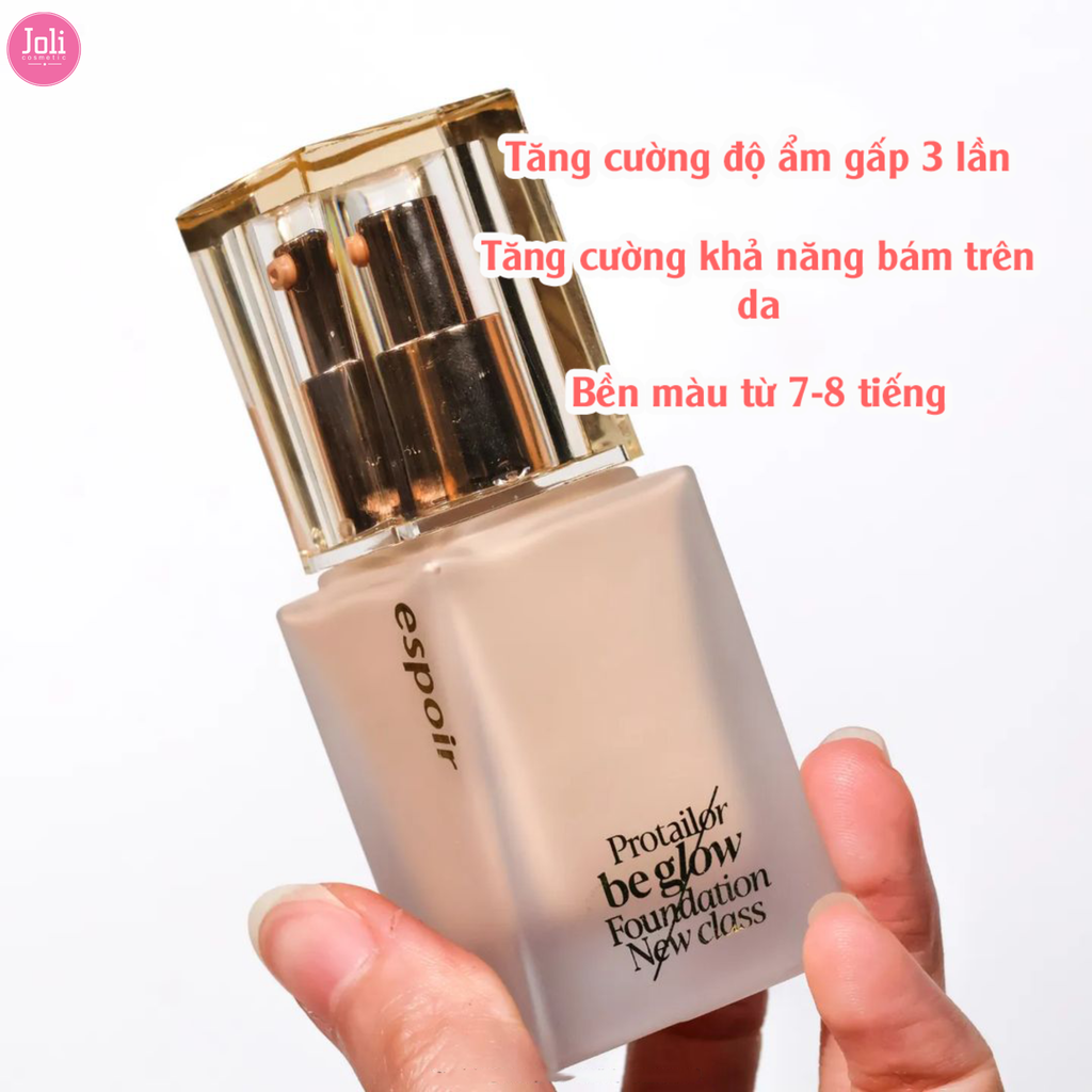 Kem Nền Espoir ProTailor Foundation Be Glow New Class SPF27 PA++ 30g