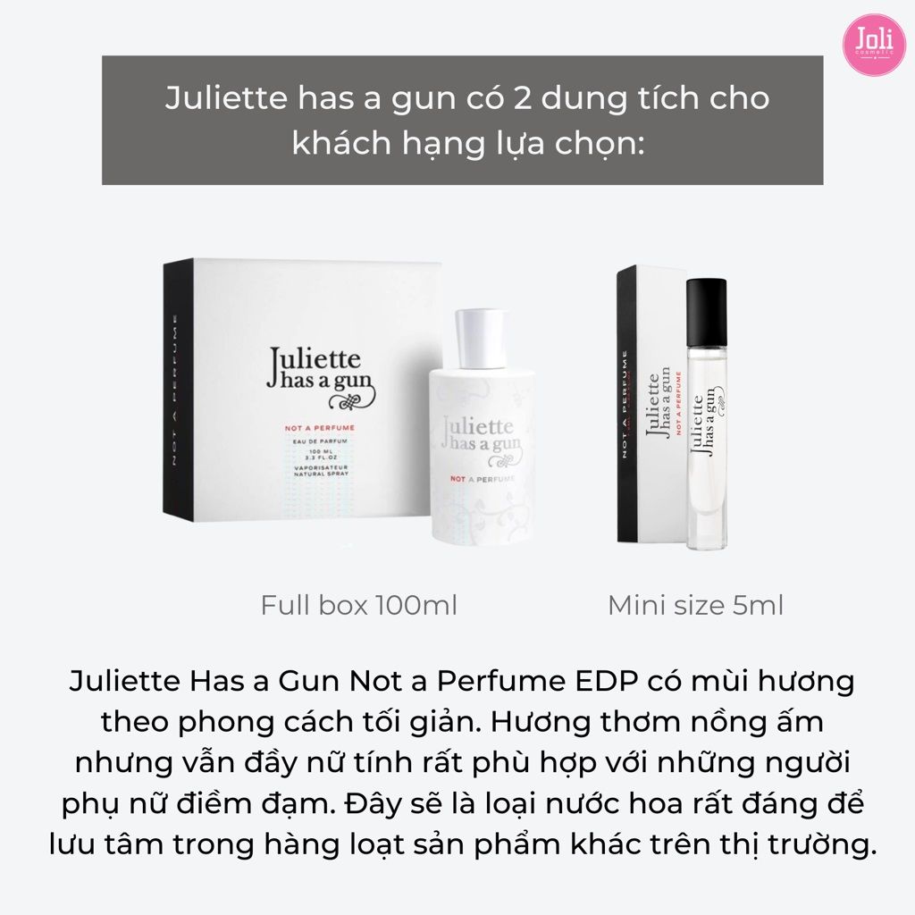 Nước Hoa Nữ Chiết Juliette Has A Gun Not A Perfume EDP 10ml