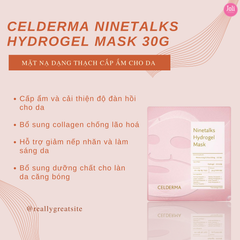 Mặt Nạ Dạng Thạch Cấp Ẩm Cho Da Celderma Ninetalks Hydrogel Mask 30g