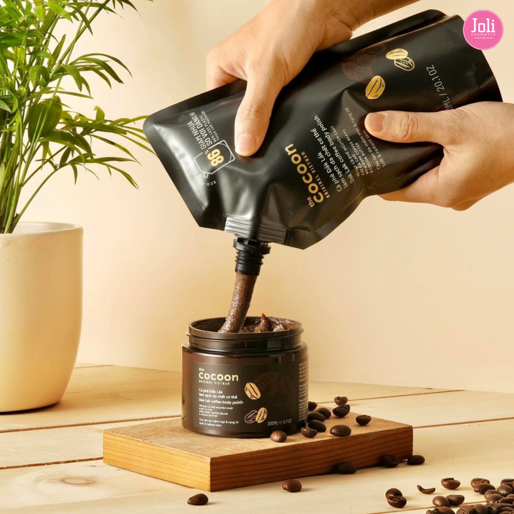 Tẩy Da Chết Toàn Thân Cocoon Dak Lak Coffee Body Polish 200ml