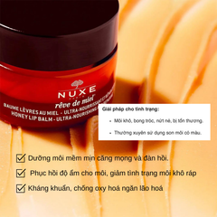 Sáp Dưỡng Cho Môi Nuxe Reve De Miel Honey Lip Balm 15g