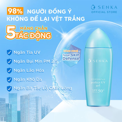 Gel Sữa Chống Nắng Dưỡng Ẩm Senka Perfect UV Gel SPF 50+ PA++++ 80ml