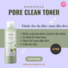 Nước Cân Bằng Cho Da Dầu Mamonde Eoseongcho Pore Clean Toner 250ml