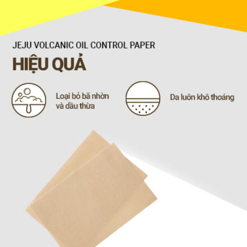 Giấy Thấm Dầu innisfree Jeju Volcanic Oil Control Paper 50 Miếng