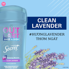 Gel Khử Mùi Ngăn Tiết Mồ Hồi Secret 48HR Clear Gel Anti-Perspirant 73g