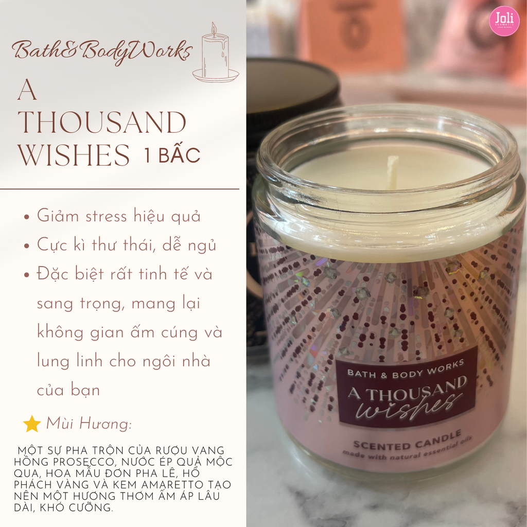 Nến Thơm Bath & Body Works Scented Candle 198g