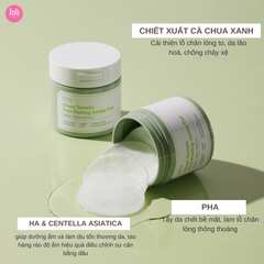 Tẩy Da Chết Sungboon Editor Green Tomato Pore Peeling Jumbo Pad 60 Miếng