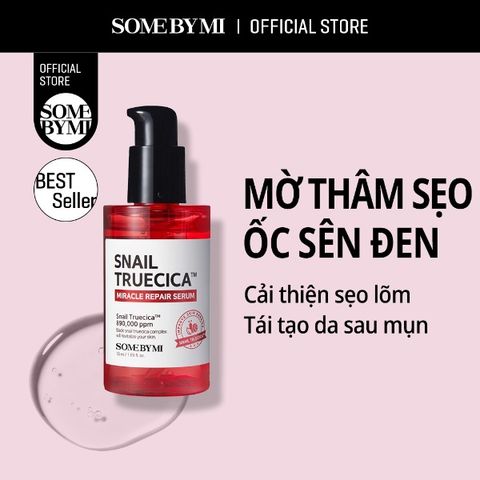 Tinh Chất Phục Hồi Da Mờ Thâm Sẹo Some By Mi Snail Truecica Miracle Repair Serum 50ml