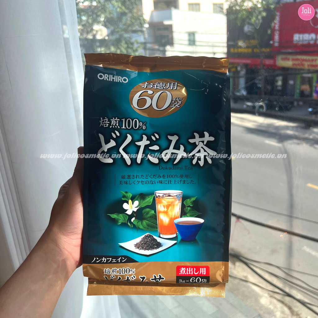 Trà Diếp Cá Hỗ Trợ Thải Độc Orihiro Dokudami Tea 3g x 60 gói