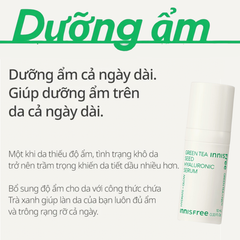 Bộ Dưỡng Ẩm Sáng Da 3 Món innisfree Trio Kit Green Tea Serum 10ml + Green Tea Cream 15ml + Vitamin C Green Tea Serum 7ml