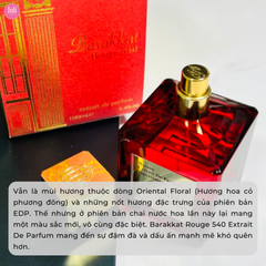 Nước Hoa Maison Vaporisateur Barakkat Rouge 540 Extrait De Parfum 100ml