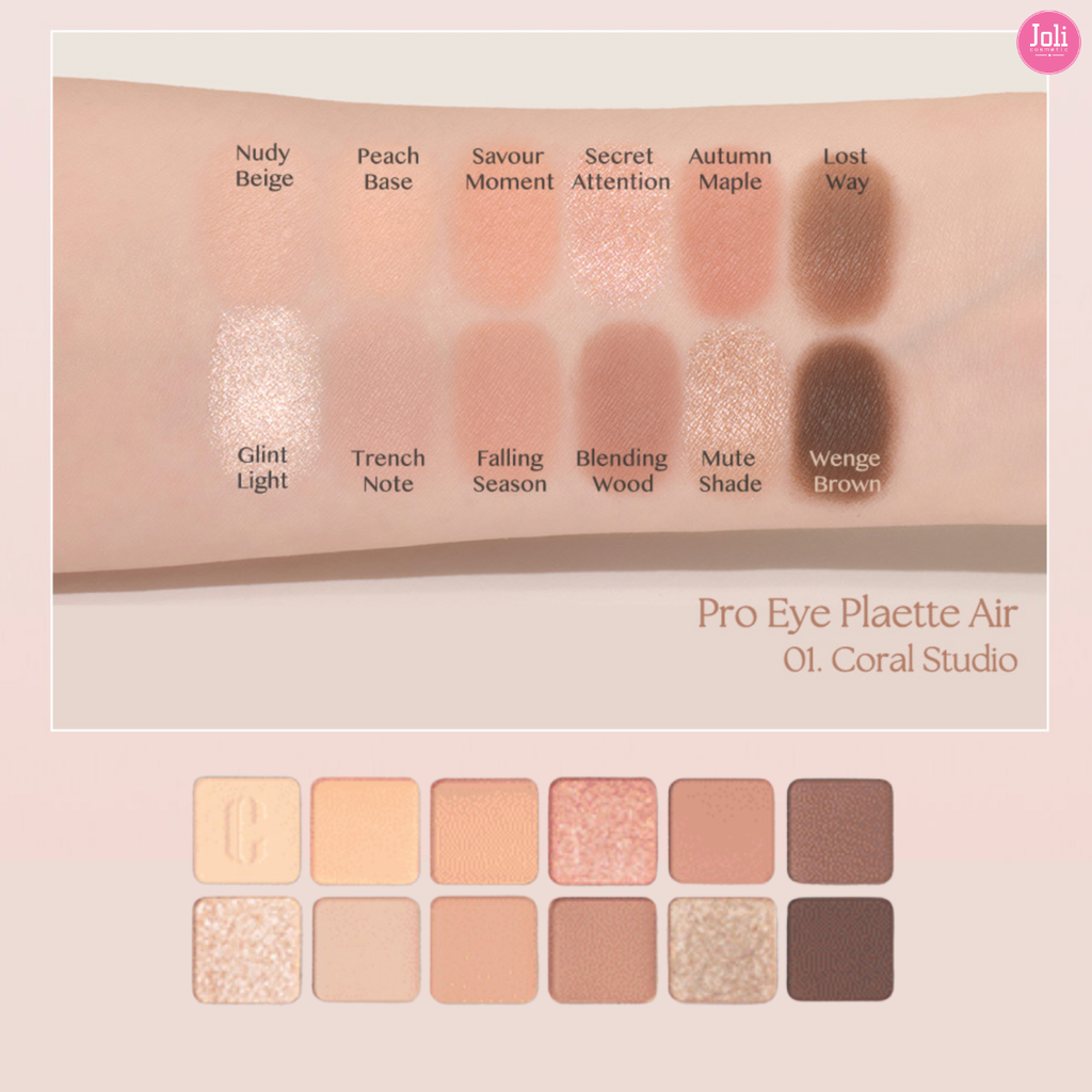 Bảng Phấn Mắt 12 Ô Clio Pro Eye Air Palette