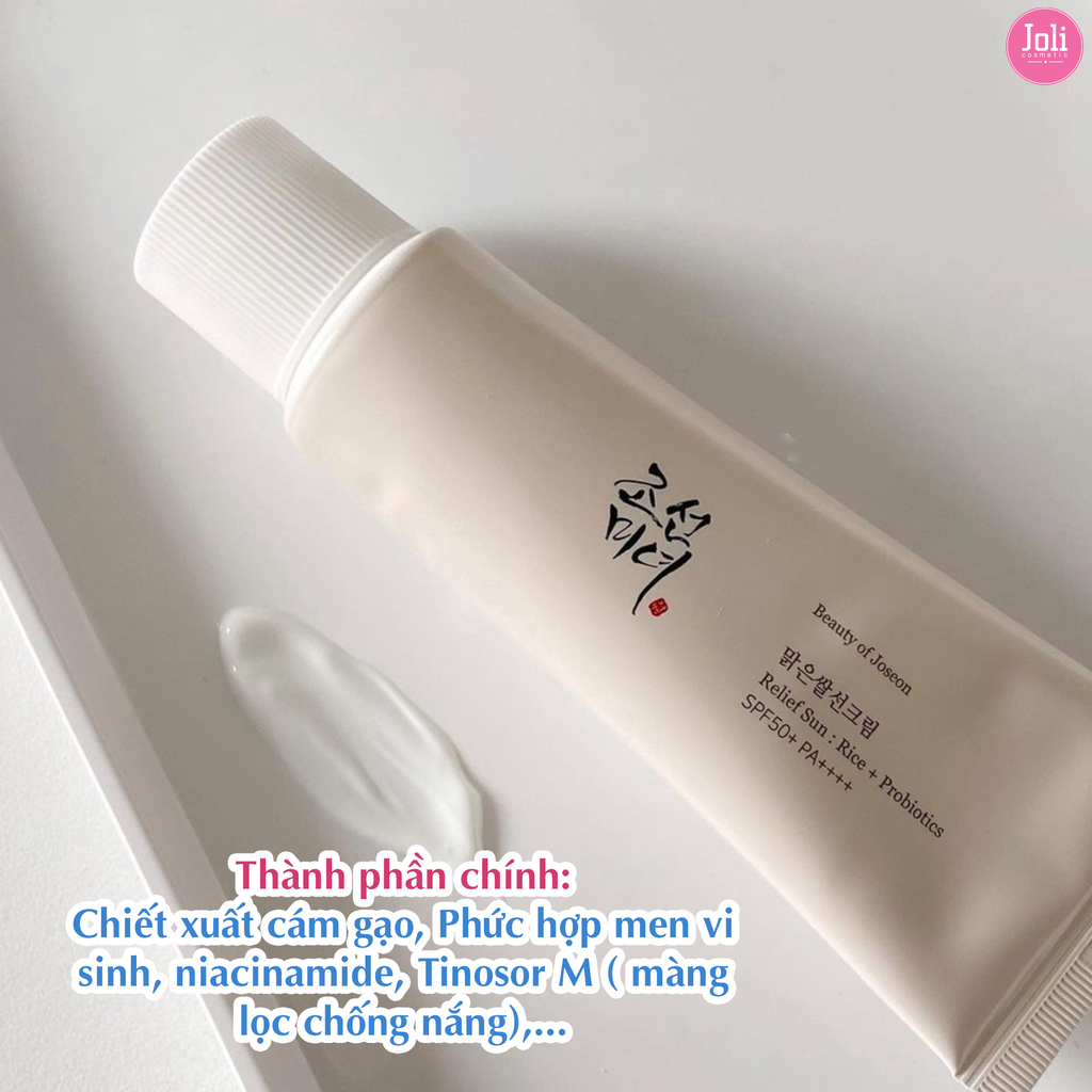 Kem Chống Nắng Beauty of Joseon Relief Sun: Rice + Probiotics SPF50+ PA++++ 50ml