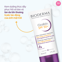 Kem Dưỡng Chống Nắng Phục Hồi Da Bioderma Cicabio SPF50+ Soothing Repairing Care 30ml