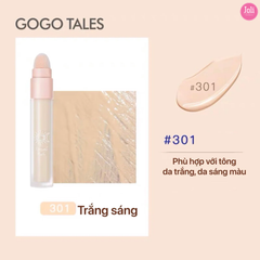 Kem Che Khuyết Điểm 2 Đầu GOGO TALES Moisturizing Traceless Concealer Special Fish