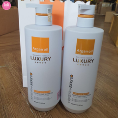 Bộ Gội Xả Olexrs+HairSalon Luxury Argan Oil & Pearl Essence