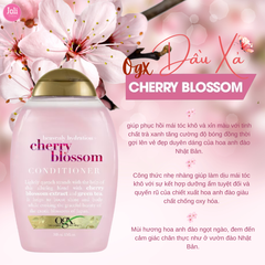 Dầu Xả Cấp Ẩm Cho Tóc OGX Heavenly Hydration + Cherry Blossom Conditioner 385ml