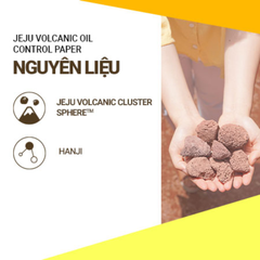 Giấy Thấm Dầu innisfree Jeju Volcanic Oil Control Paper 50 Miếng