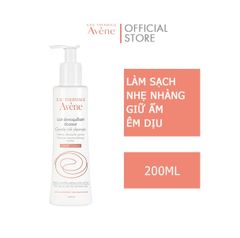 Sữa Rửa Mặt Tẩy Trang Cho Mọi Loại Da Avene Gentle Milk Cleanser 200ml