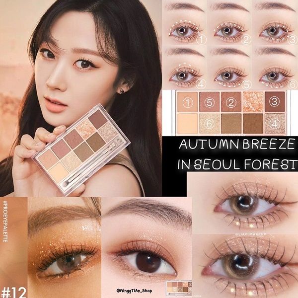 Bảng Phấn Mắt 10 Ô Clio Pro Eye Palette