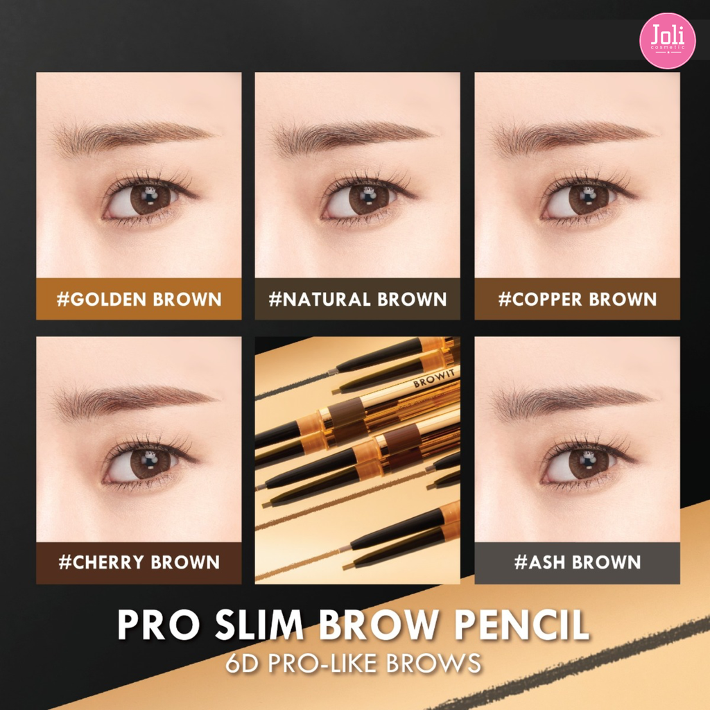 Chì Kẻ Mày Siêu Mảnh Browit By Nongchat Pro Slim Brow Pencil