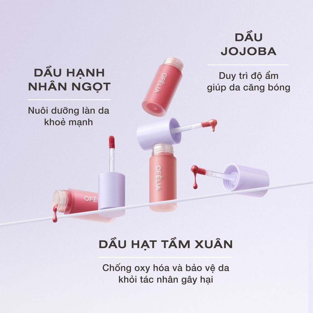 Má Hồng Dạng Kem Ofelia Lolli Liquid Blush