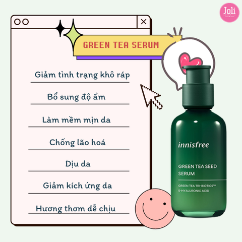 Tinh Chất Dưỡng Ẩm Innisfree Green Tea Seed Serum 80ml