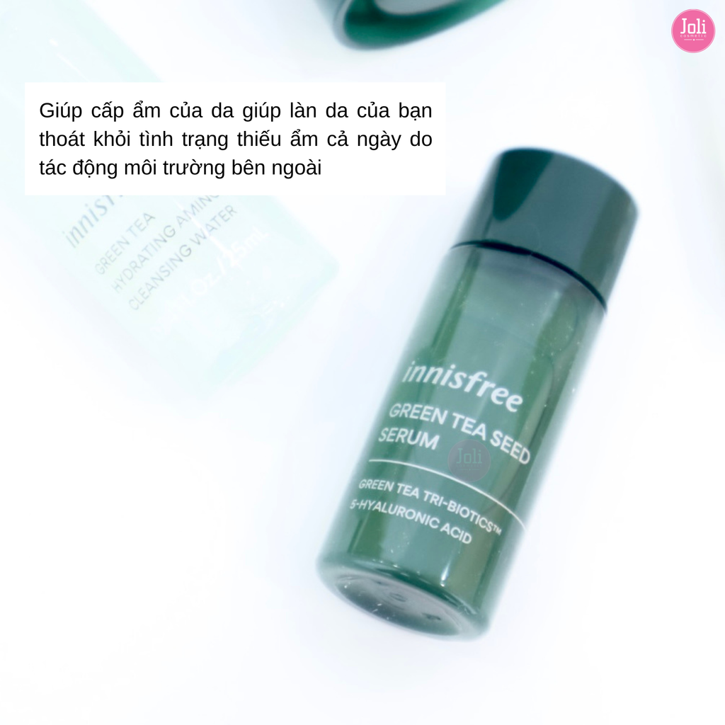 Bộ Sản Phẩm Dưỡng Da innisfree Green Tea Seed Essential Moisturizing Kit 4 món