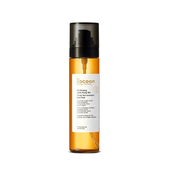 Xịt Khoáng Nghệ Hưng Yên Giúp Sáng Da & Chống Oxy Hóa Cocoon Turmeric Face Mist 130ml