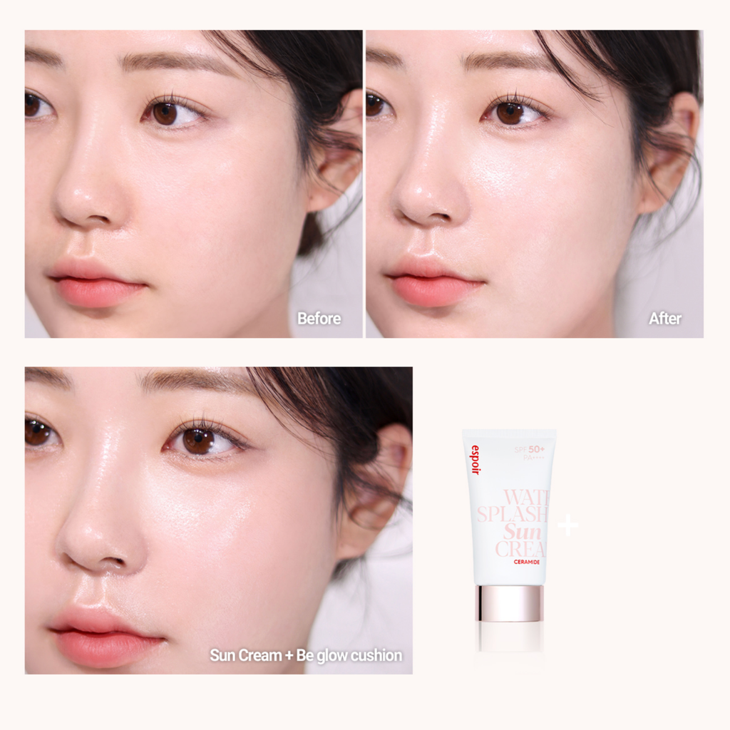 Combo Kem Chống Nắng Dưỡng Ẩm Espoir Water Splash Sun Cream Ceramide SPF50+ PA++++ 60ml + 20ml