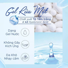 Gel Rửa Mặt Cho Da Khô & Nhạy Cảm Senka Perfect Gel Gentle Wash 100g